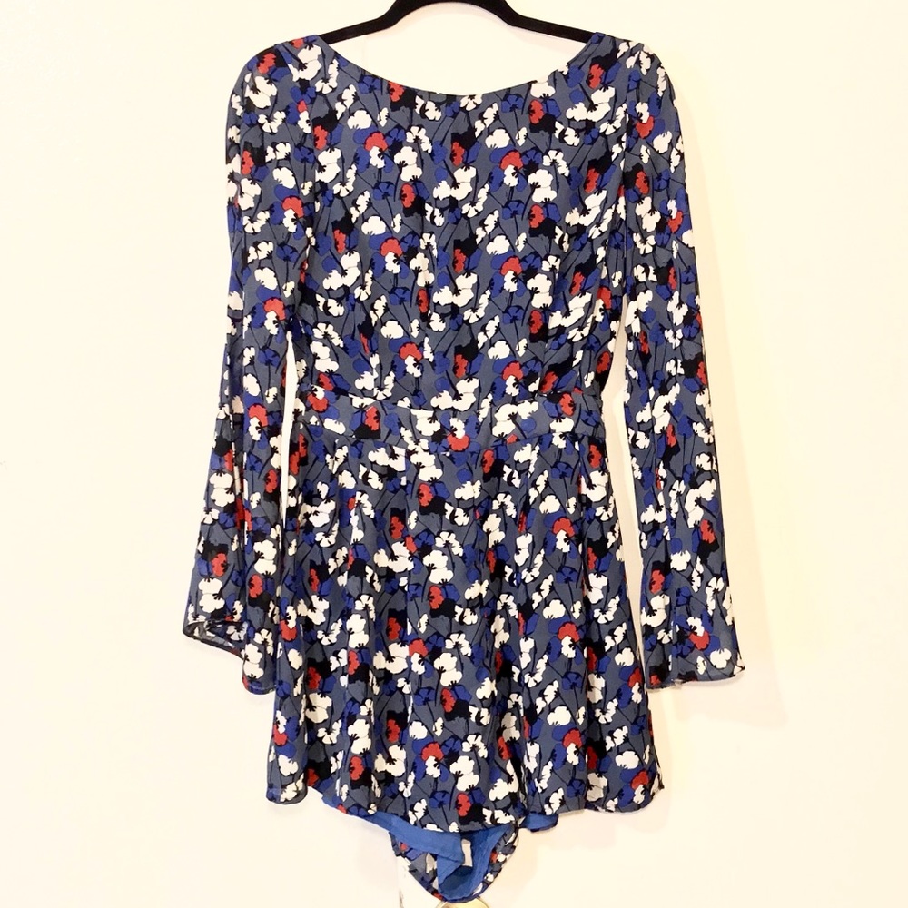 Floral Long-Sleeve Romper